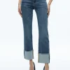 Alice and Olivia ABILENE LOW RISE CUFFED JEAN LOLA BLUE*FEATURED SHOPS | FEATURED SHOPS | CLOTHING | CLOTHING