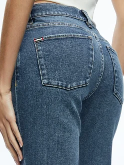 Alice and Olivia ABILENE LOW RISE CUFFED JEAN LOLA BLUE*FEATURED SHOPS | FEATURED SHOPS | CLOTHING | CLOTHING