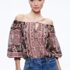 Alice and Olivia ALTA OFF THE SHOULDER TOP *CLOTHING