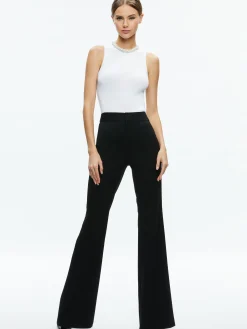 Alice and Olivia AMITY EMBELLISHED NECK CROPPED TANK *CLOTHING