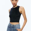 Alice and Olivia AMITY SLEEVELESS CROPPED TANK *CLOTHING | CLOTHING
