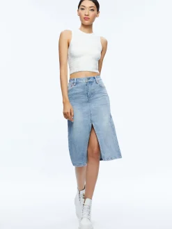 Alice and Olivia AMITY SLEEVELESS CROPPED TANK *CLOTHING