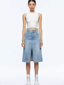 Alice and Olivia AMITY SLEEVELESS CROPPED TANK *CLOTHING