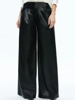 Alice and Olivia ANDERS VEGAN LEATHER LOW RISE PANT *FEATURED SHOPS | FEATURED SHOPS | CLOTHING