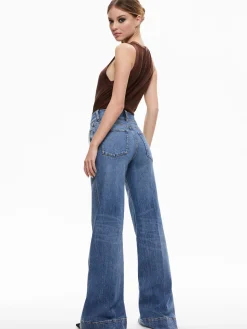 Alice and Olivia ANGELINA CREWNECK TANK TOFFEE*FEATURED SHOPS | CLOTHING