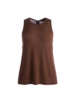 Alice and Olivia ANGELINA CREWNECK TANK TOFFEE*FEATURED SHOPS | CLOTHING