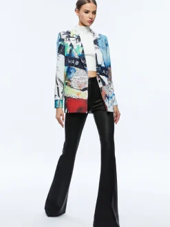 Alice and Olivia A+O X BASQUIAT DENNY BLAZER CONFIDENTIAL*CLOTHING