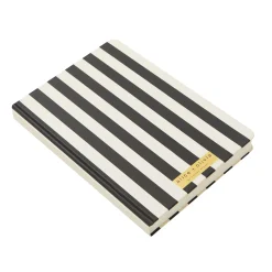 Alice and Olivia A+O X FABFITFUN JOURNAL POSITANO STRIPE SM BLACK*CLOTHING