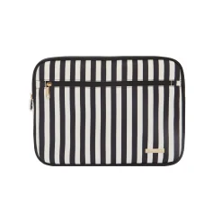 Alice and Olivia A+O X FABFITFUN LAPTOP SLEEVE POSITANO STRIPE SM BLACK*CLOTHING