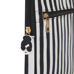 Alice and Olivia A+O X FABFITFUN LAPTOP SLEEVE POSITANO STRIPE SM BLACK*CLOTHING