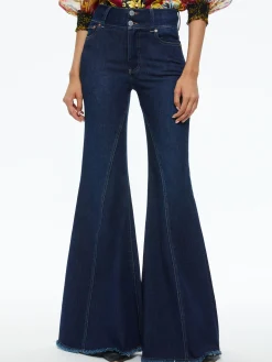 Alice and Olivia BEAUTIFUL HIGH RISE RUFFLE HEM JEAN DREAM ON*FEATURED SHOPS | CLOTHING | CLOTHING