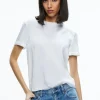 Alice and Olivia BRADEN DROP SHOULDER TEE *FEATURED SHOPS | CLOTHING