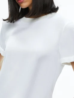 Alice and Olivia BRADEN DROP SHOULDER TEE *FEATURED SHOPS | CLOTHING