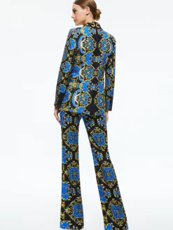 Alice and Olivia BREANN FITTED BLAZER REGAL ROMANCE SAPPHIRE*CLOTHING | CLOTHING