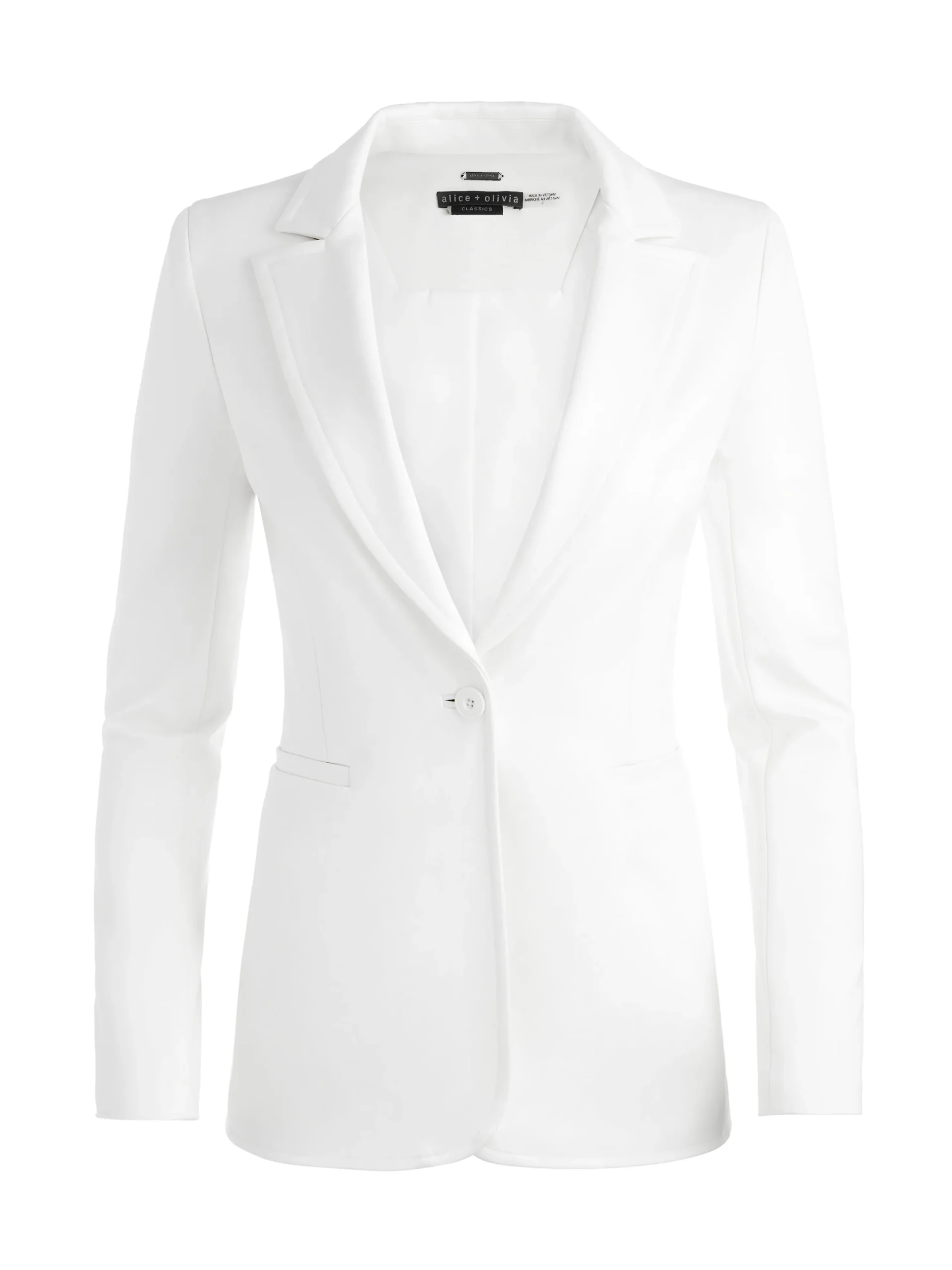 Alice and Olivia BREANN FITTED BLAZER OFF WHITE*FEATURED SHOPS | CLOTHING | CLOTHING