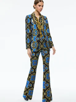 Alice and Olivia BREANN FITTED BLAZER + TEENY FIT FLARE BOOTCUT PANT *CLOTHING