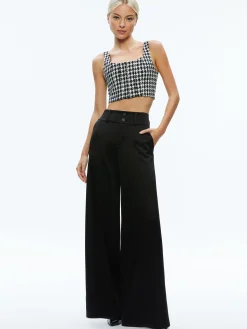 Alice and Olivia BRESLIN CORSET TOP + DONALD SIDE BUTTON SKIRT *CLOTHING