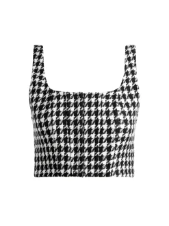 Alice and Olivia BRESLIN CORSET TOP + DONALD SIDE BUTTON SKIRT *CLOTHING