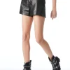 Alice and Olivia CADY HIGH WAISTED LEATHER SHORT *FEATURED SHOPS | CLOTHING