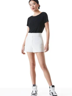 Alice and Olivia CADY HIGH WAISTED LEATHER SHORT *FEATURED SHOPS | CLOTHING