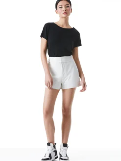 Alice and Olivia CADY HIGH WAISTED LEATHER SHORT *FEATURED SHOPS | CLOTHING