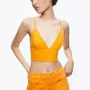 Alice and Olivia CARLI DENIM BRA TOP *FEATURED SHOPS | CLOTHING