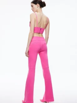 Alice and Olivia CARLI DENIM BRA TOP *FEATURED SHOPS | CLOTHING