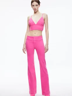 Alice and Olivia CARLI DENIM BRA TOP *FEATURED SHOPS | CLOTHING