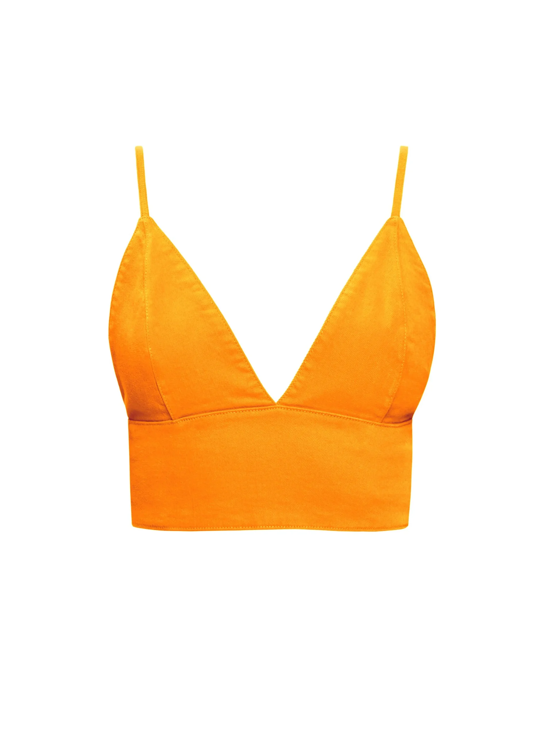 Alice and Olivia CARLI DENIM BRA TOP *FEATURED SHOPS | CLOTHING