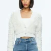 Alice and Olivia CASILDA FAUX FUR CROPPED CARDIGAN *CLOTHING