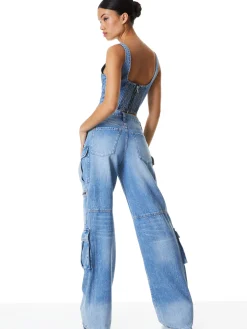 Alice and Olivia CAY BAGGY CARGO JEANS *FEATURED SHOPS | CLOTHING | CLOTHING