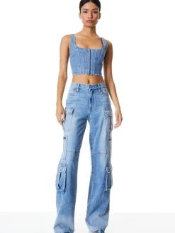 Alice and Olivia CAY BAGGY CARGO JEANS *FEATURED SHOPS | CLOTHING | CLOTHING