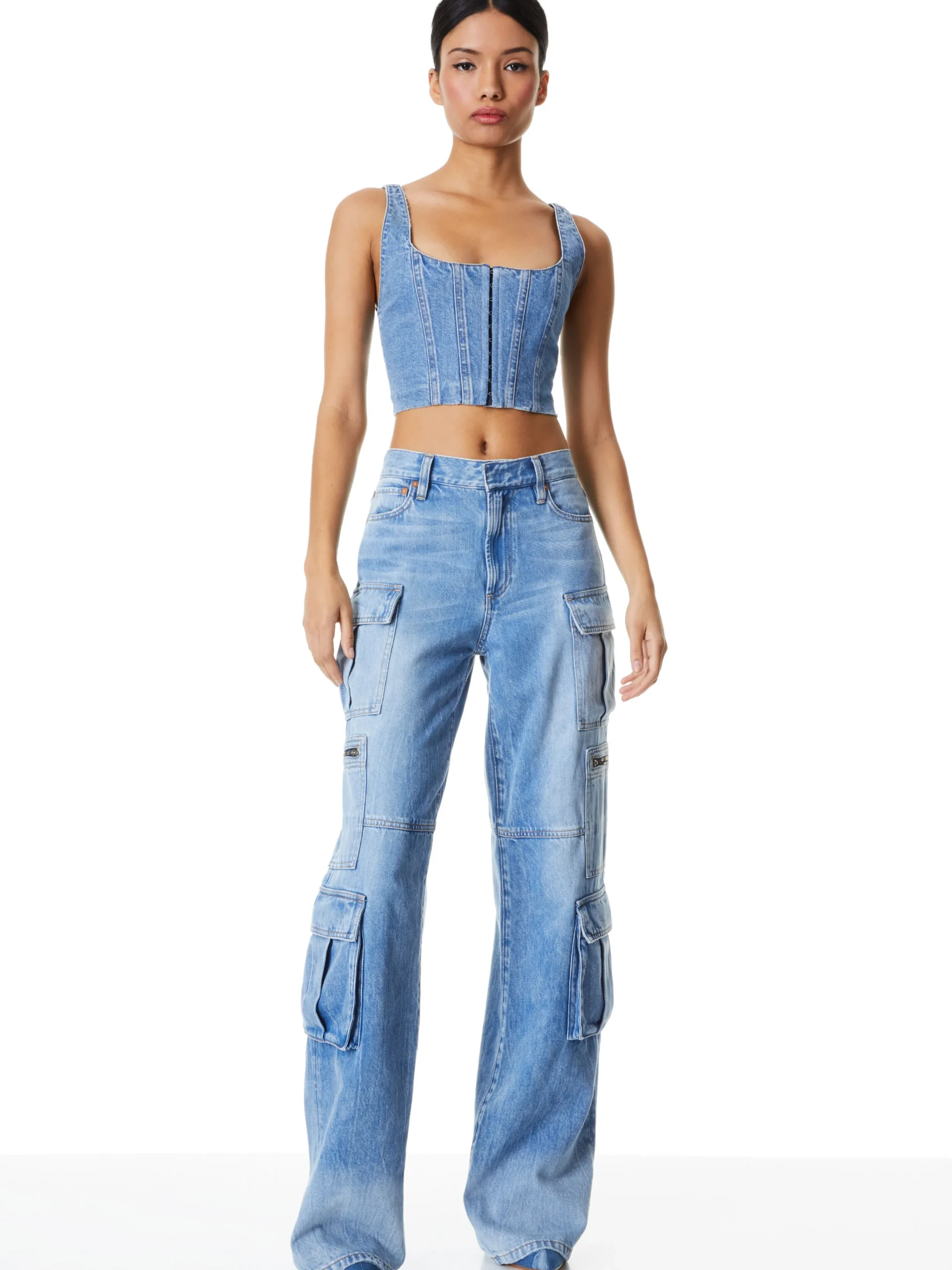 Alice and Olivia CAY BAGGY CARGO JEANS *FEATURED SHOPS | CLOTHING | CLOTHING