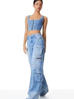 Alice and Olivia CAY BAGGY CARGO JEANS *FEATURED SHOPS | CLOTHING | CLOTHING