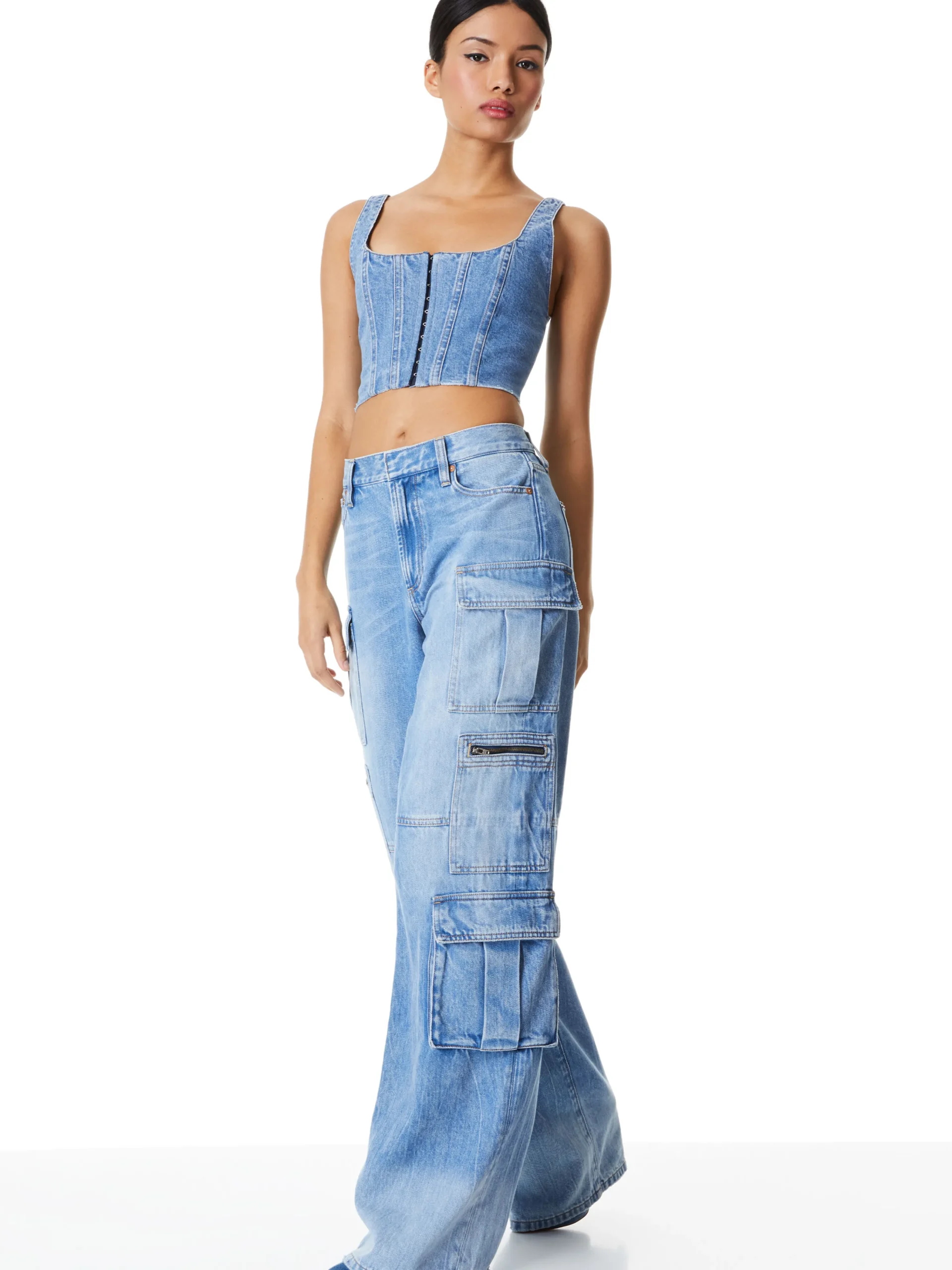 Alice and Olivia CAY BAGGY CARGO JEANS *FEATURED SHOPS | CLOTHING | CLOTHING