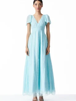 Alice and Olivia CHARLSIE SMOCKED WAIST DRESS *DRESSES | CLOTHING