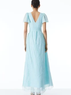 Alice and Olivia CHARLSIE SMOCKED WAIST DRESS *DRESSES | CLOTHING