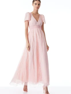 Alice and Olivia CHARLSIE SMOCKED WAIST DRESS *DRESSES | CLOTHING