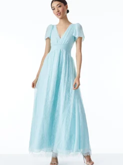 Alice and Olivia CHARLSIE SMOCKED WAIST DRESS *DRESSES | CLOTHING