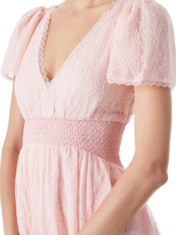 Alice and Olivia CHARLSIE SMOCKED WAIST DRESS *DRESSES | CLOTHING