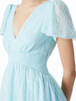 Alice and Olivia CHARLSIE SMOCKED WAIST DRESS *DRESSES | CLOTHING