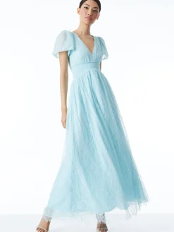 Alice and Olivia CHARLSIE SMOCKED WAIST DRESS *DRESSES | CLOTHING