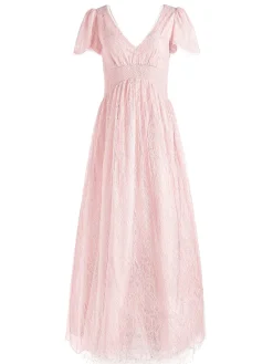 Alice and Olivia CHARLSIE SMOCKED WAIST DRESS *DRESSES | CLOTHING