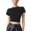 Alice and Olivia CINDY CLASSIC CROPPED TEE *FEATURED SHOPS | CLOTHING