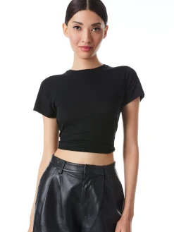 Alice and Olivia CINDY CLASSIC CROPPED TEE *FEATURED SHOPS | CLOTHING