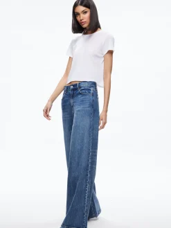 Alice and Olivia CINDY CLASSIC CROPPED TEE *FEATURED SHOPS | CLOTHING