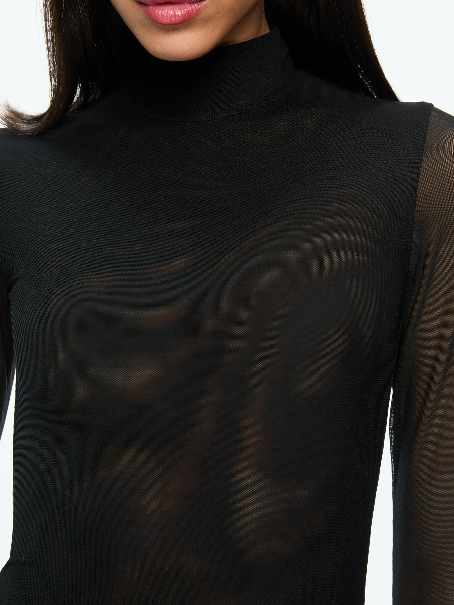 Alice and Olivia CLARINDA TURTLENECK BODYSUIT BLACK*FEATURED SHOPS | CLOTHING