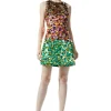 Alice and Olivia CLYDE EMBELLISHED SHIFT DRESS MULTI*DRESSES | DRESSES | CLOTHING