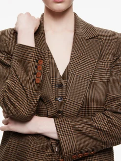 Alice and Olivia COLLEY NOTCH COLLAR BLAZER + ZONA HIGH WAISTED MINI SKIRT *CLOTHING