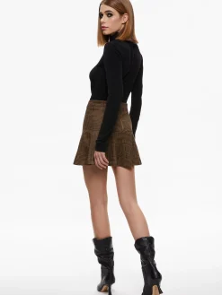 Alice and Olivia COLLEY NOTCH COLLAR BLAZER + ZONA HIGH WAISTED MINI SKIRT *CLOTHING